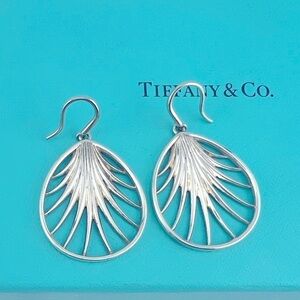RARE Tiffany & Co. Villa Palm Paloma Picasso Earrings Sterling Silver 🌴🌴